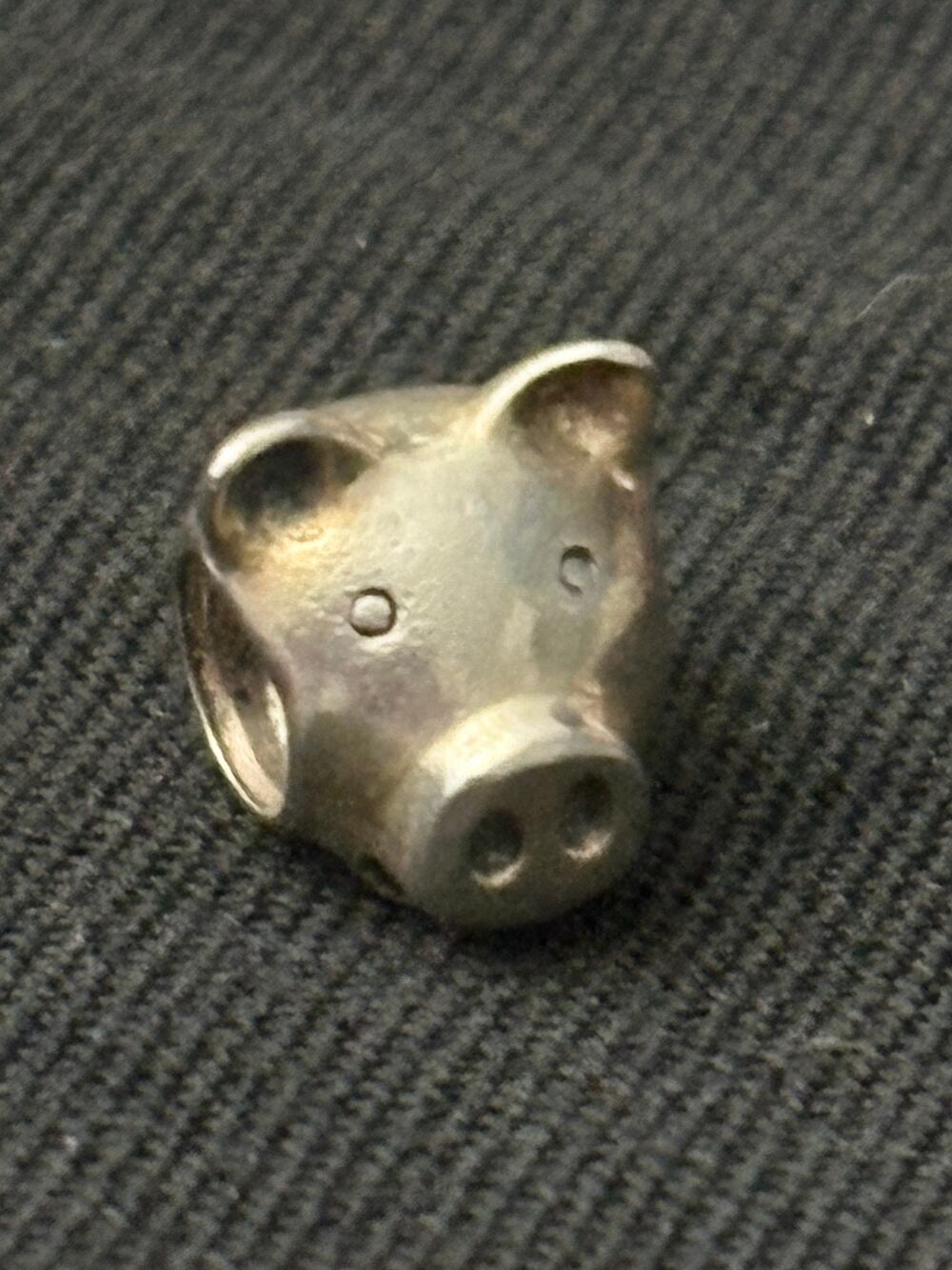 Pandora 925 ALE Sterling Silver Pig Bracelet Charm – $38